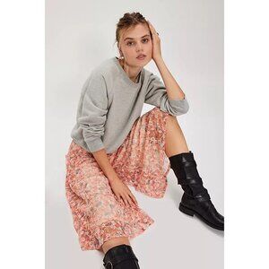 Free People NWT Arcadia Floral Lace Wide Leg Culottes size Small